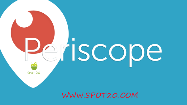 تطبيق بيرسكوب Periscope للايفون