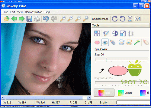 برنامج Photo Makeup Editor للكمبيوتر