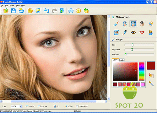 برنامج Photo Makeup Editor للكمبيوتر