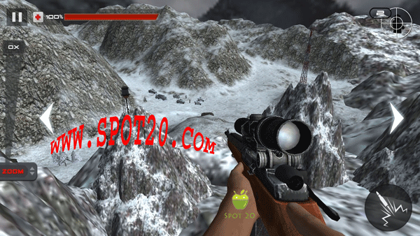 لعبة سنايبر مونتان Mountain Sniper للاندرويد
