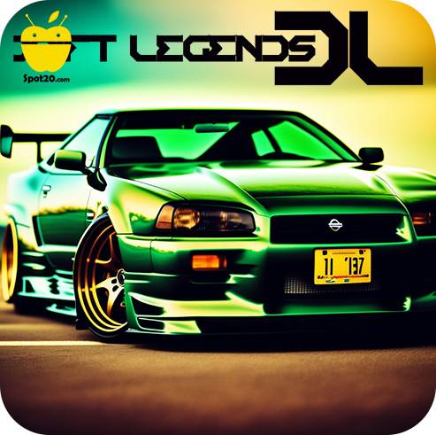3- لعبة Drift Legends من العاب سيارات حقيقية للكبار للاندرويد,افضل العاب اندرويد بدون نت