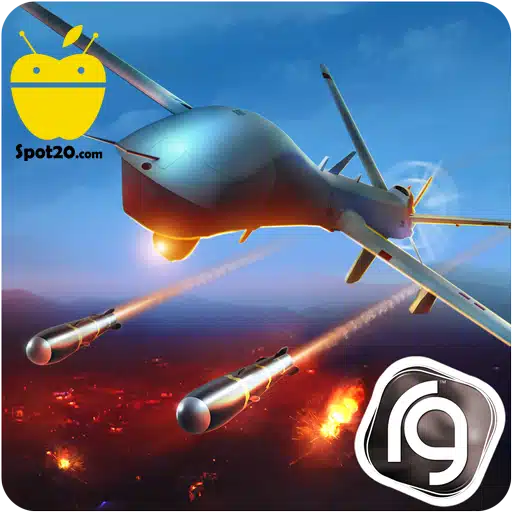 لعبة Drone Shadow Strike من العاب طائرات حربية للكبار,