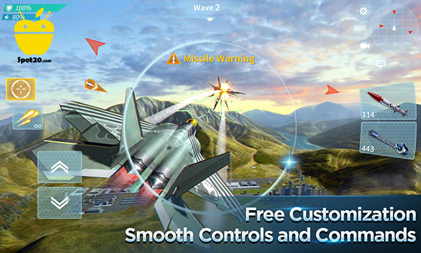 لعبة Modern Air Combat افضل لعبة طائرات حربية للاندرويد